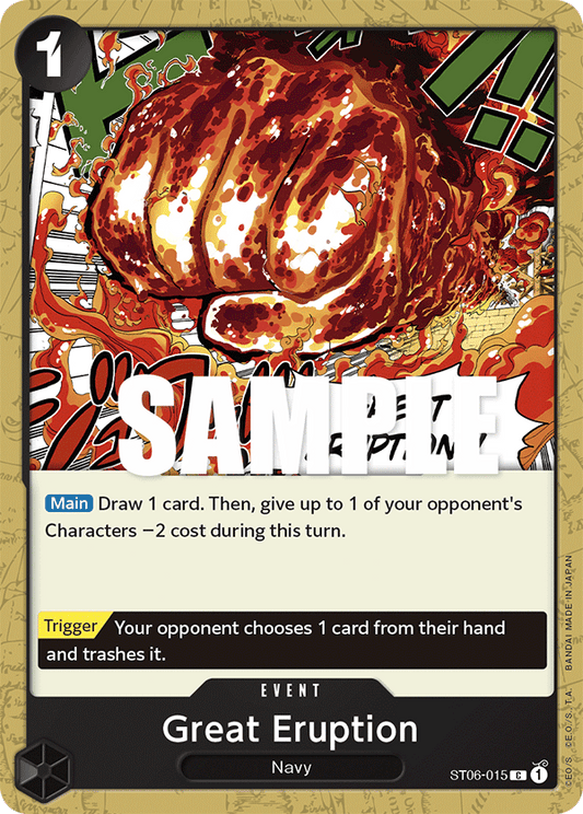 Great Eruption [ST06-015] Starter Deck 06 - Absolute Justice