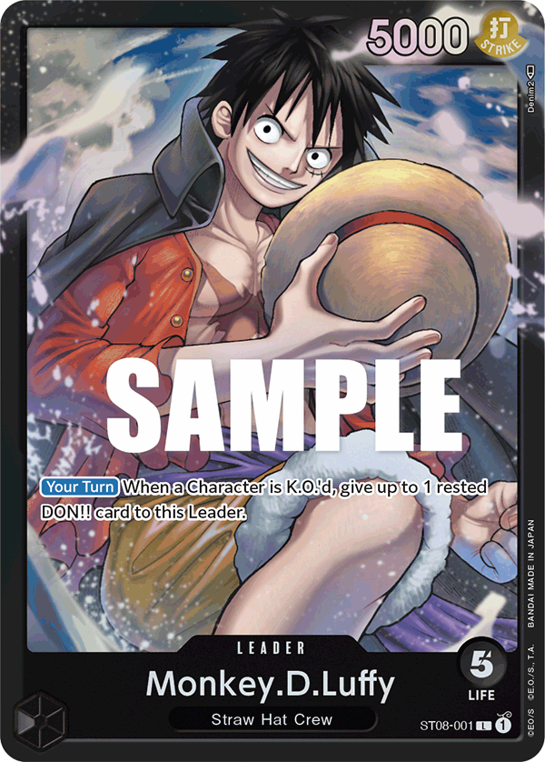 Monkey.D.Luffy [ST08-001] Starter Deck 08 - Monkey D. Luffy