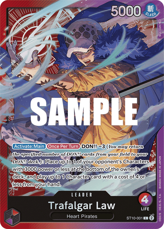 Trafalgar Law [ST10-001] Ultra Deck ST10 - The Three Captains
