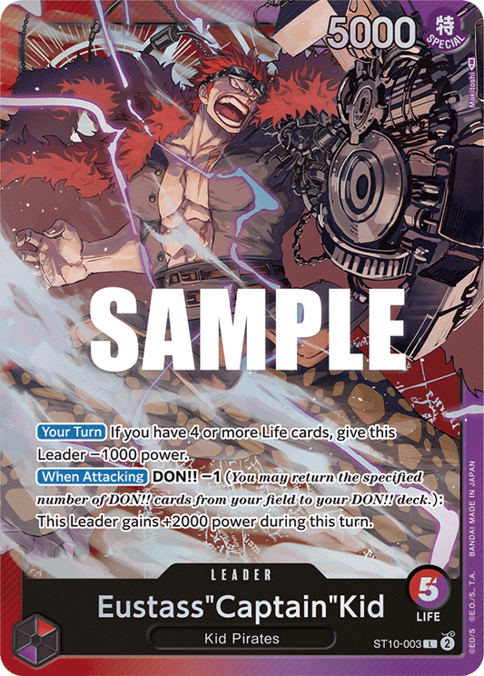 Eustass"Captain"Kid [ST10-003] Ultra Deck ST10 - The Three Captains
