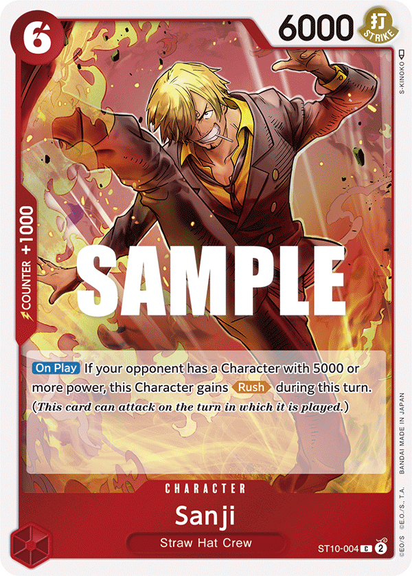Sanji [ST10-004] Ultra Deck ST10 - The Three Captains
