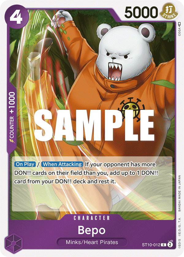 Bepo [ST10-012] Ultra Deck ST10 - The Three Captains
