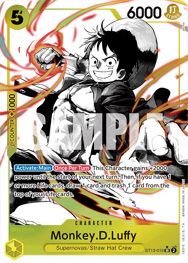 Monkey.D.Luffy (Parallel Alternate Art) [ST13-015] Ultra Deck ST13 - The Three Brothers