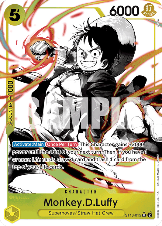 Monkey.D.Luffy (Parallel Alternate Art) [ST13-015] Ultra Deck ST13 - The Three Brothers