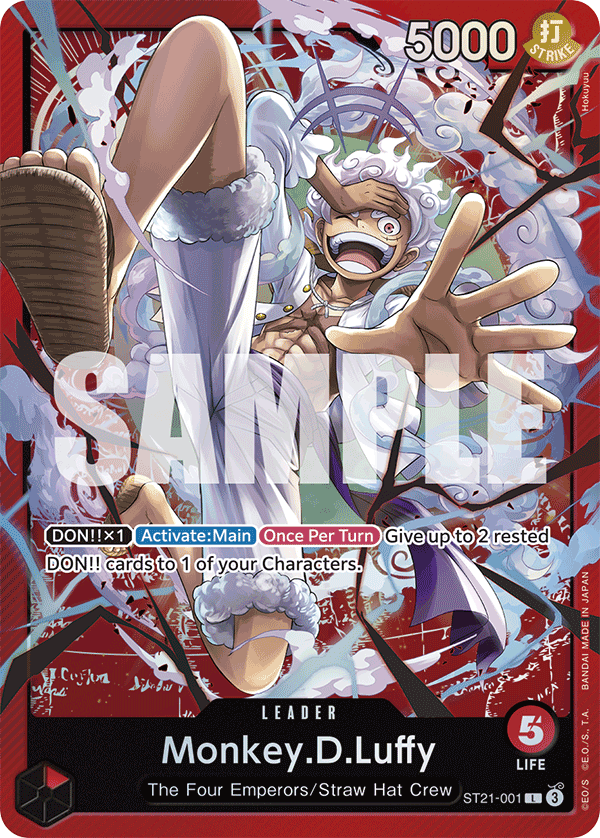 Monkey.D.Luffy [ST21-001] Starter Deck EX ST21 - Gear 5