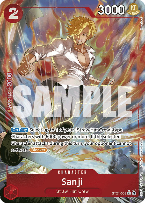 Sanji (Parallel Alternate Art) [ST21-003] Starter Deck EX ST21 - Gear 5