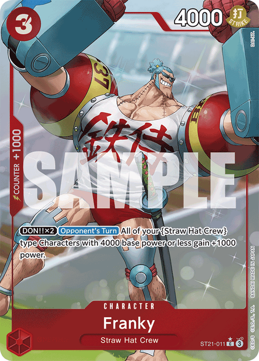 Franky (Parallel Alternate Art) [ST21-011] Starter Deck EX ST21 - Gear 5