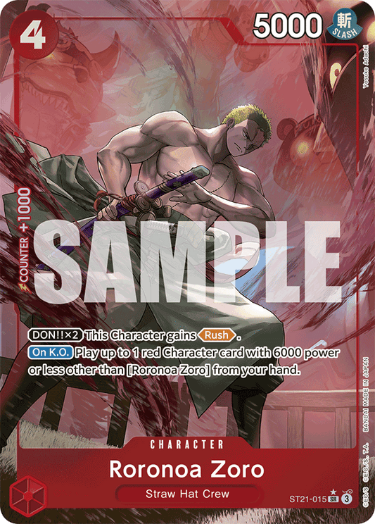 Roronoa Zoro (Parallel Alternate Art) [ST21-015] Starter Deck EX ST21 - Gear 5