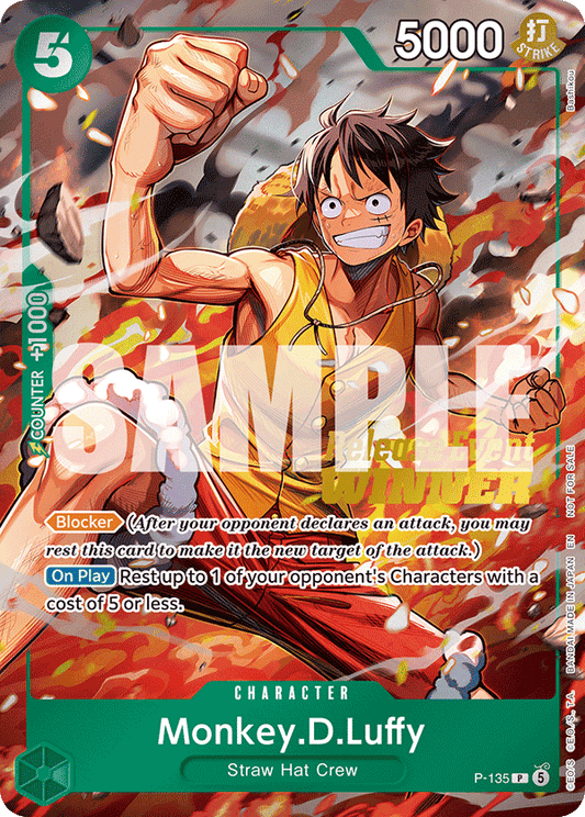 Monkey.D.Luffy [P-135] - OP16 Release Event Winner