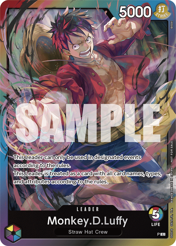 Monkey.D.Luffy [P-L] Sealed Battle 2024 Vol. 2 Leader Pack