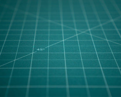 Definitely not a real cutting mat (14"x24")