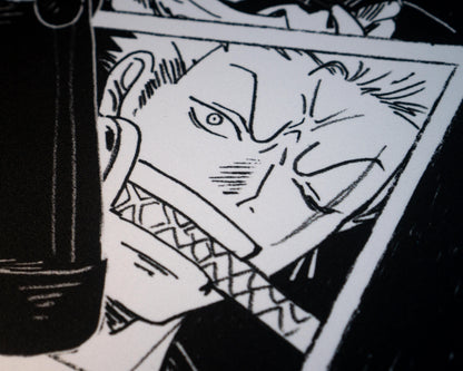 Manga Three-Sword Style (14"x24")