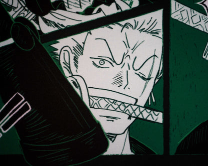 Manga Three-Sword Style (14"x24")